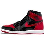 Chaussures de basketball  Nike Jordan rouges en cuir verni Pointure 42,5 look fashion pour homme 