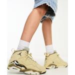 Baskets à lacets Nike Jordan dorées en caoutchouc légères à lacets Pointure 38 look casual pour femme en promo 