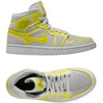 Baskets Nike Jordan jaunes en daim en daim respirantes Pointure 36,5 classiques pour femme 