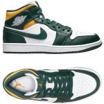 Chaussures Nike Jordan vertes en cuir respirantes Pointure 42,5 classiques pour homme 