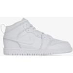 Chaussures Nike Air Jordan 1 Mid blanches Pointure 29,5 pour enfant 
