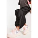 Baskets plateforme Nike Jordan roses en cuir à lacets Pointure 42,5 look casual pour femme en promo 