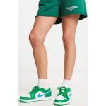 Baskets à lacets Nike Jordan vertes en cuir à lacets Pointure 37,5 look casual pour femme en promo 