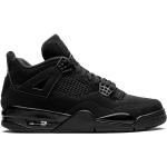 Baskets montantes Nike Air Jordan 4 Retro noires en caoutchouc à bouts ronds à lacets look casual pour homme 
