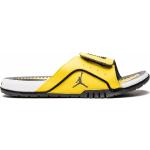Tongs  Nike Jordan Hydro jaunes en caoutchouc à bouts ouverts à scratchs pour homme 
