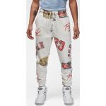 Joggings Nike Essentials blancs all Over en polaire Taille S pour homme 