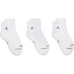 Chaussettes Nike Jordan blanches en polyester de tennis Taille M pour homme 