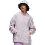 Sweats Nike Flight violets en polaire à capuche à manches longues à col rond Taille XL classiques pour femme en promo 