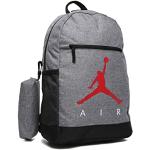 Sacs à dos de randonnée Nike Jordan 2 gris en polyester avec poches extérieures 