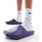 Sabots Nike Jordan bleu marine en cuir en cuir à bouts carrés Pointure 38 pour femme en promo 