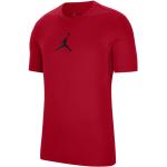 T-shirts Nike Jumpman rouges à manches courtes à manches courtes à col rond Taille L look casual pour homme en promo 