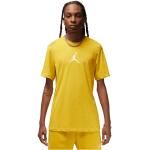 T-shirts col rond Nike Dri-FIT jaunes à manches courtes à col rond Taille S look casual pour homme en promo 