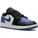 Chaussures Nike Air Jordan 1 bleu électrique en cuir synthétique en cuir à bouts ronds pour femme 