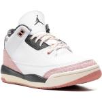 Chaussures Nike Air Force 1 blanches à fleurs en caoutchouc en cuir à bouts ronds pour garçon 