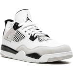 Chaussures Nike Air Jordan 4 Retro blanches en caoutchouc en cuir à bouts ronds pour garçon 