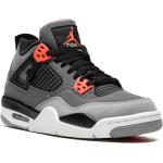 Chaussures Nike Air Jordan grises en caoutchouc en cuir à bouts ronds pour garçon 