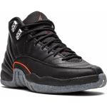 Chaussures Nike Air Jordan Retro noires en caoutchouc en cuir à bouts ronds pour garçon 