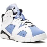 Chaussures Nike Air Jordan Retro 6 blanches en caoutchouc en cuir à bouts ronds pour garçon 