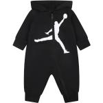 Body Nike Jordan noirs bébé à manches longues lavable en machine 