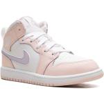 Chaussures Nike Jordan rose bonbon en cuir en cuir à bouts ronds 