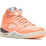 Chaussures Nike Air Jordan V orange en cuir en cuir à bouts ronds pour femme 