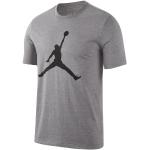 T-shirts col rond Nike Jumpman gris à manches courtes à col rond Taille M classiques pour homme 