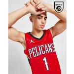 Jordan Maillot NBA New Orleans Pelicans Williamson #1 Homme - Red, Red