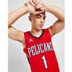 Jordan Maillot NBA New Orleans Pelicans Williamson #1 Homme - Red, Red