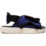Sandales Nike Jordan bleues en caoutchouc à bouts ouverts 