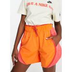 Shorts taille haute Nike Jordan orange Taille XS look casual pour femme en promo 