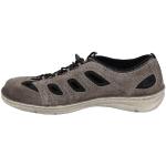 Chaussures d'automne Josef Seibel grises en velours en cuir à lacets Pointure 39 look fashion pour homme 