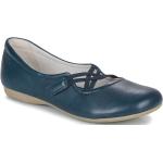 Chaussures casual Josef Seibel bleues en cuir Pointure 41 avec un talon jusqu'à 3cm look casual pour femme 
