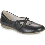 Chaussures casual Josef Seibel noires en cuir Pointure 41 avec un talon jusqu'à 3cm look casual pour femme 