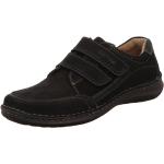Chaussures casual d'automne Josef Seibel noires avec un talon jusqu'à 3cm pour homme 