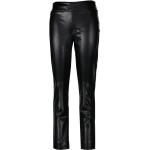 Pantalons en cuir Joseph Ribkoff noirs en cuir Taille XL pour femme 
