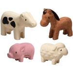 Figurines d'animaux Plan Toys en bois à motif animaux de la ferme 