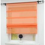 Brise-bises orange en polyester transparents 