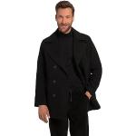 Cabans noirs en laine imperméables Taille 3 XL plus size look fashion pour homme 