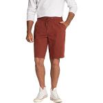 Bermudas rouges Taille 5 XL plus size look fashion pour homme en promo 