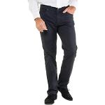 Jeans bleu marine stretch Taille 4 XL look fashion pour homme en promo 