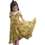 Robes sans manches jaunes en caoutchouc à franges Taille 2 ans look fashion pour fille de la boutique en ligne Amazon.fr 