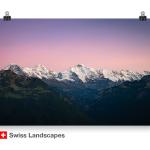 Affiches de paysage à motif Les Alpes 