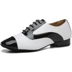 Chaussures de tango de mariage noires en daim Pointure 43 classiques pour homme 