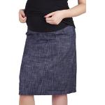 Jupe de grossesse Mija - Avec bande sur le ventre/Jeans Denin pour femme 3047 - Bleu - 44