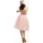 Jupes trapèze de demoiselle d'honneur rose pastel courtes Taille M pour femme 