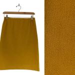 Jupes courtes dorées petite look vintage pour femme 