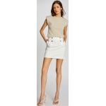 Jupes courtes Morgan blanches Taille S look fashion pour femme 