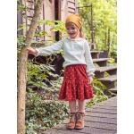 Jupes longues Vertbaudet marron à fleurs en velours à motif fleurs Taille 3 ans style bohème pour fille de la boutique en ligne Vertbaudet.fr 