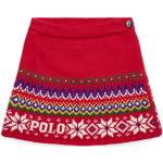 Jupes en tricot Ralph Lauren Polo Ralph Lauren rouges en laine de créateur pour fille de la boutique en ligne Ralph Lauren 