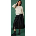 Jupes longues noires en coton Taille XL pour femme en promo 